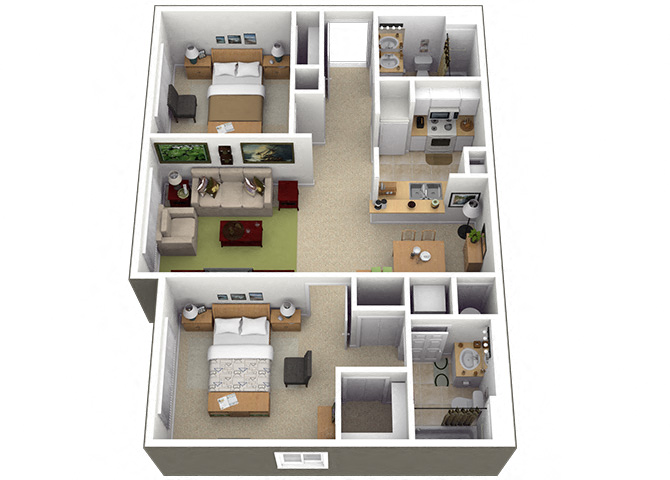 Suite A Floorplan